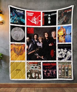 Grand Funk Railroad Band Album Quilt Bedding Set for Music Enthusiasts