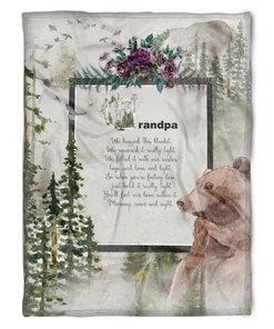 Granddaughter to Grandfather Quilt Bedding Set - A Cozy Gift for All Occasions