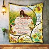 Granddaughter's Comfort In Sunflower Blanket From Grandma