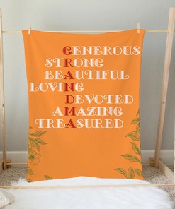 Grandma Fleece Quilt Bedding Set- To My Grandma Genrerous Strong Beautiful My Grandma For Grandparents