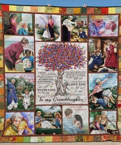 Grandma's Thoughtful Quilt Bedding Set for Granddaughter