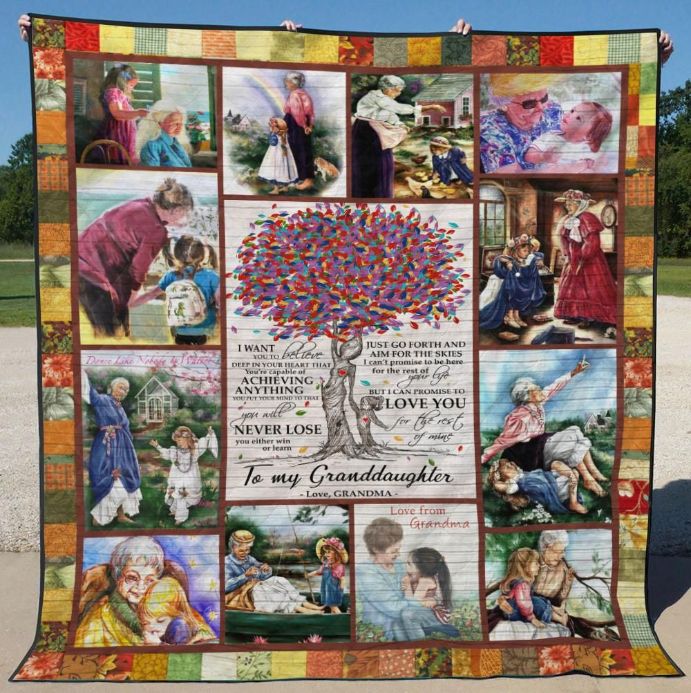 Grandma's Thoughtful Quilt Bedding Set for Granddaughter
