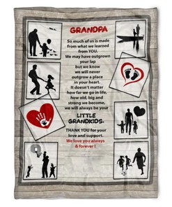 Grandpa's Life Lessons Quilt Bedding Set for Granddaughter - A Cozy Gift on All Occasions