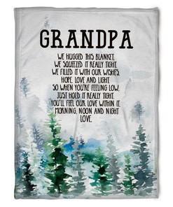 Grandpa's Love for Nature Quilt Bedding Set for Granddaughter - A Gift of Love and Comfort