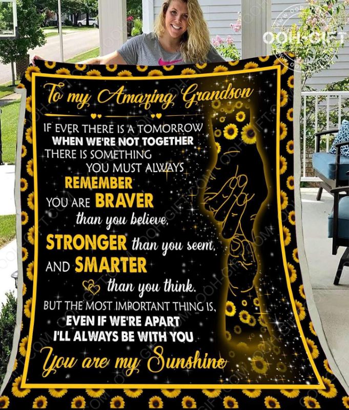 Grandson ILl Always Be With You V2 Quilt Bedding Set