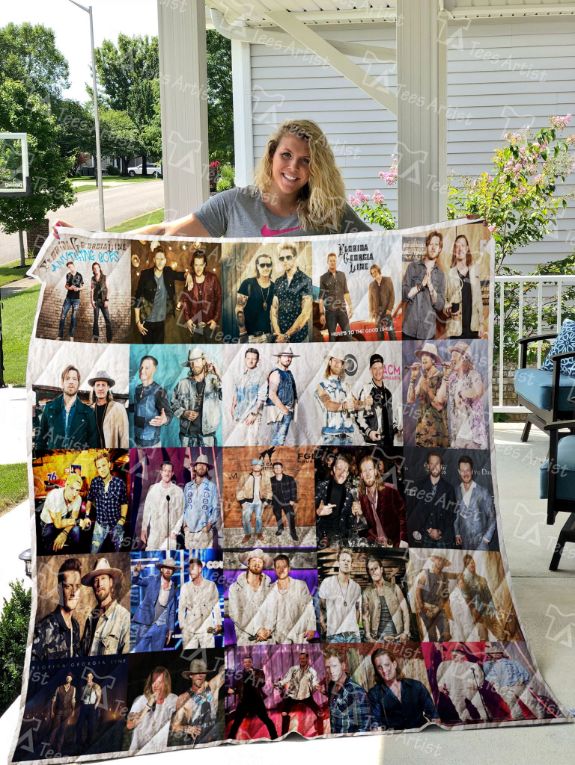 Graphic Florida Georgia Line Country Music Band Quilt Bedding Set