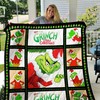 Graphics Christmas Chracter Grinch Collection Quilt Blanket for Fans of The Grinch