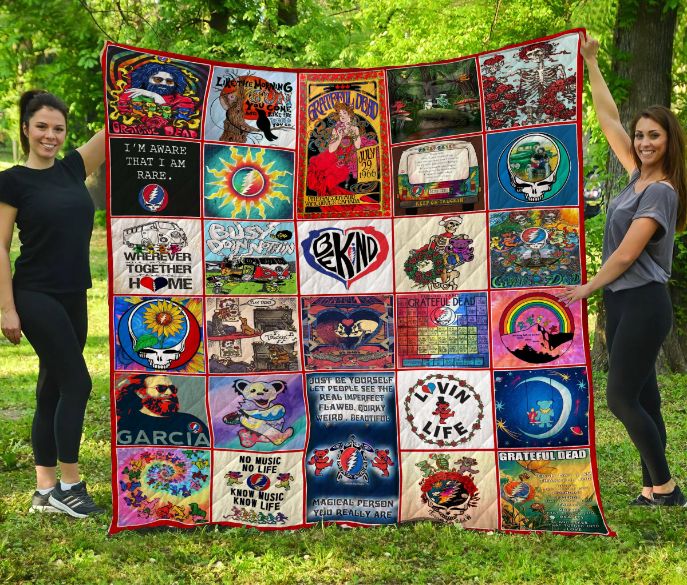 Grateful Dead Collector's Edition Quilt Blanket with Keywords