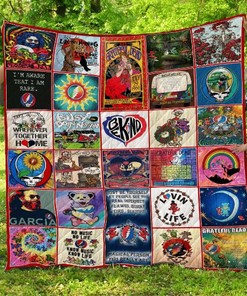 Grateful Dead Lovin Life Inspired Quilt for Bedding Set
