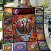 Grateful Dead Music Style Quilt Bedding Set for Fans