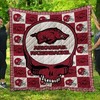 Grateful DeadNCAA Arkansas Razorbacks Combined Great Quilt Bedding Set