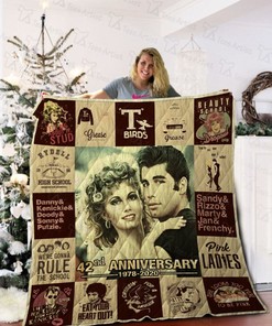 Grease 42nd Anniversary Quilt Blanket for Musical Fans