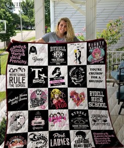Grease Collection Rydell High School Quilt Bedding Set - A Must-Have For Fans Of The Movie