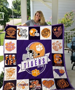Great Addition to Your Collection: Clemson Tigers Collection Quilt Blanket