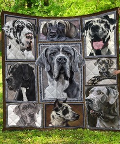 Great Dane Fans Must-Have Quilt Blanket LC7