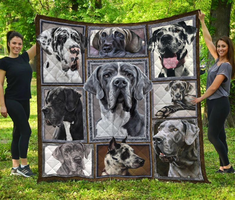 Great Dane Fans Must-Have Quilt Blanket LC7