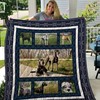 Great Dane Playing Outside Quilt Bedding Set for Animal Lovers