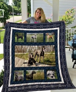 Great Dane Playing Outside Quilt Bedding Set for Animal Lovers