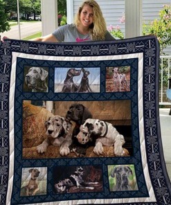 Great Dane Quilt Blanket - Best Gifts for Great Dane Lovers