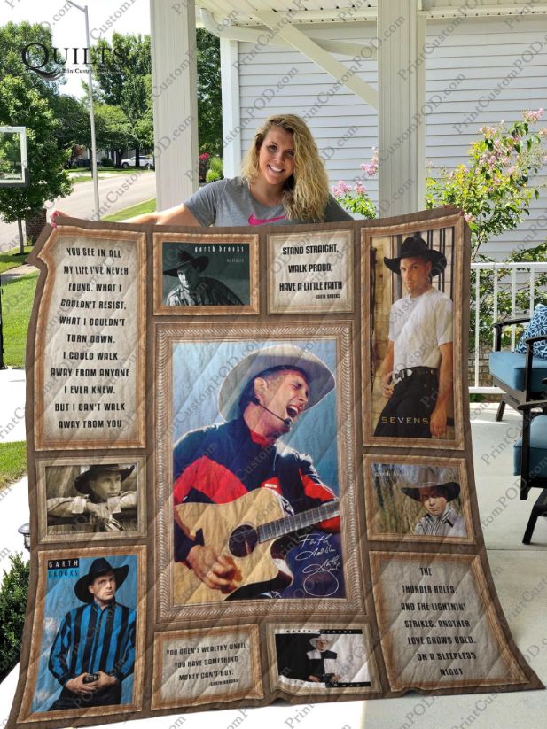 Great Garth Brooks Vintage Quilt Bedding Set for Country Music Fans