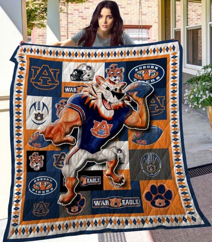 Great NCAA Auburn Tigers Collection Great Quilt Bedding Set for Fans