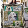 Great Pyrenees Dog Quilt Bedding Set - Show your love for your furry friend with this adorable quilt bedding set.