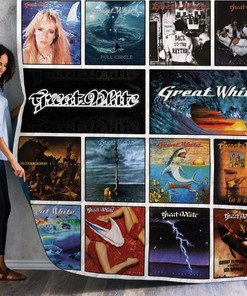 Great White Rock Band Collection Quilt Bedding Set for Fans
