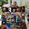 Greatest Hit Garth Brooks Combined: Quilt Bedding Set with Fleece Blanket for Country Music Fans