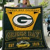 Green Bay Packer LC5 Quilt Blanket - Great for Football Fans