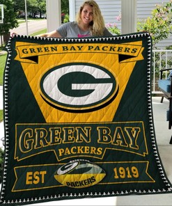 Green Bay Packer LC5 Quilt Blanket - Great for Football Fans