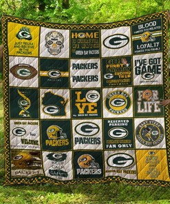 Green Bay Packers Legend Fans Quilt Bedding Set with Keywords