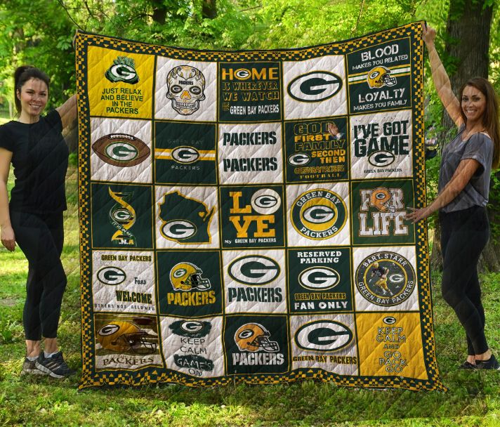 Green Bay Packers Legend Fans Quilt Bedding Set with Keywords