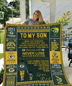 Green Bay Packers Love Quilt Bedding Set, Ideal for Football Fans