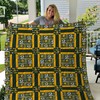 Green Bay Packers Pattern Collection Quilt Bedding Set- NFL Team with this Bedding Set
