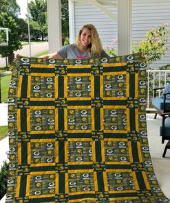 Green Bay Packers Pattern Collection Quilt Bedding Set- NFL Team with this Bedding Set