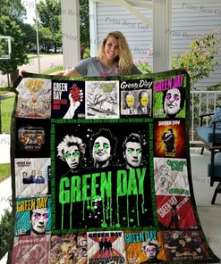 Green Day American Idiot Quilted Bedding Set for Fans
