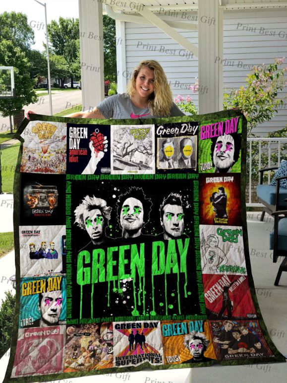 Green Day American Idiot Quilted Bedding Set for Fans