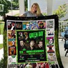 Green Day Band 33rd Anniversary Quilt Blanket - Soft and Cozy Blanket for Music Fans