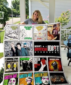 Green Day Quilt Blanket - Green Day Fans Can Enjoy this Quilt Bedding Set