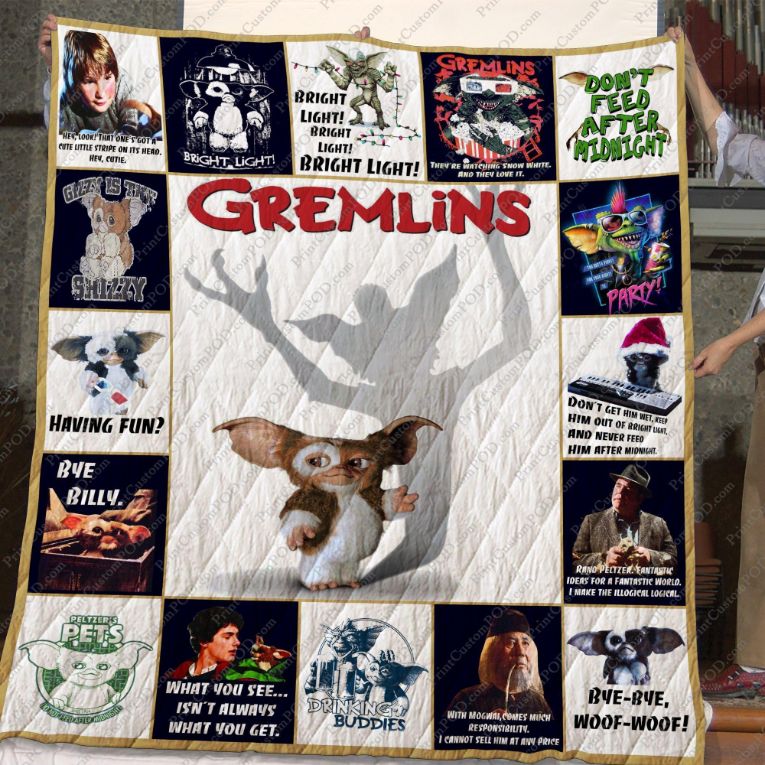 Gremlins DD Quilt Blanket Ver. 0117 DUP - Cool and Trendy Sofa Throw Blanket