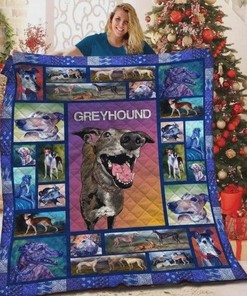 Greyhound Artwork Quilt Blanket: A Cozy Addition To Your Home Décor