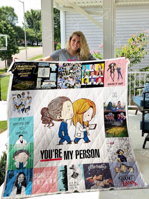 Grey's Anatomy Quilt Blanket - Officially Licensed Grey's Anatomy Bedding