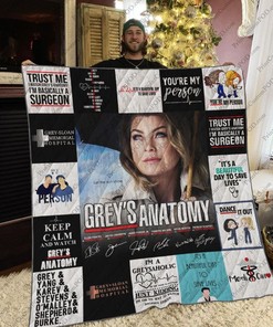 Grey's Anatomy Ver 17-3 Quilt Blanket for Fans