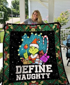 Grinch Christmas Collection Quilt Blanket for Christmas Cheer