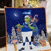 Grinch Christmas Florida Gators Quilt Bedding Set