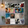Grizzly Bear Albums Quilt Blanket, Ideal for Fans of Indie Folk and Rock