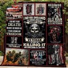 Grumpy Old Veteran Killing It Quilt Blanket: Unique and Fun