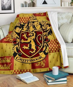 Gryffindor House Fleece Blanket: A Premium Comfy Sofa Throw Blanket for Harry Potter Fans