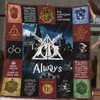 Gryffindor House Harry Potter Fleece Blanket with a Unique Design