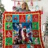 Guardians Of The Galaxy Christmas Version Quilt Bedding Set with Bed Set for Kids